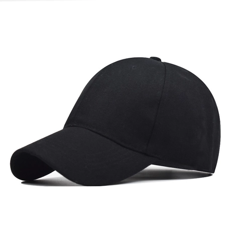 Cappellino Da Baseball Tinta Unita Minimalista Poliestere Visiera Curva Cappello Sole Regolabile Allaperto Uomo Donna