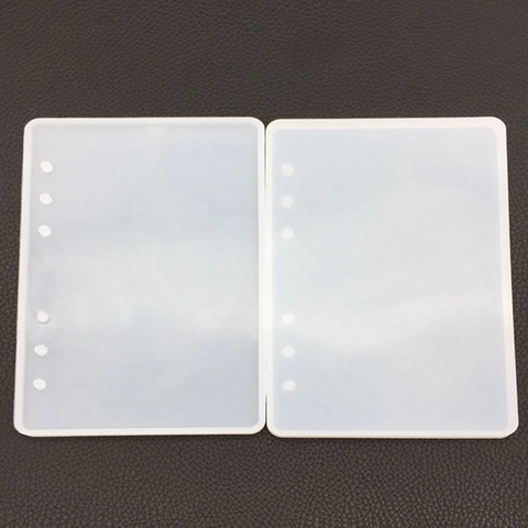 Stampo In Silicone Per Copertina Di Taccuino Resina Fai Da Te Raccoglitore A Fogli Mobili Guscio Strumento Di Fusione Trasparente Riutilizzabile