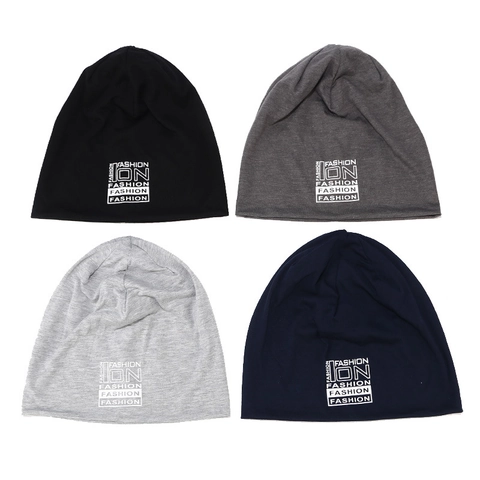 Slouchy Beanie Mütze Baumwollmischung Strick Mode Buchstaben Druck Weich Atmungsaktiv Leicht Totenkopfkappe Für Frauen