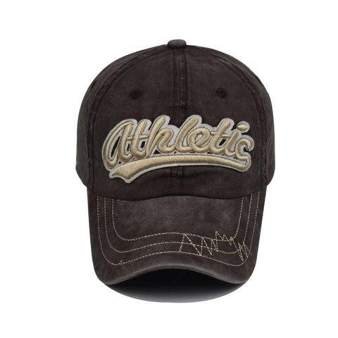 Cappello Da Baseball Ricamo Athletic Cotone Lavato Vintage Distressed Regolabile Berretto Da Sole Per Uomo Donna