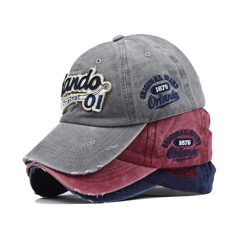 Cappello Da Baseball In Denim Lavato Vintage Con Ricamo Di Lettere Distressed Retro Cappello Da Sole All'Aperto Per Uomo Donna