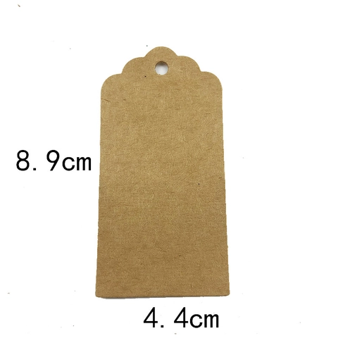 Blank Kraft Paper Gift Tags Wavy Edge Heart Cutout Hang Label For Christmas Wedding Party DIY Craft Bookmarks