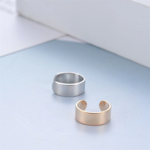 Koperen Minimale Ear Cuff Zonder Piercing U-Vorm Geometrische Clip-On Oorbellen Voor Dames Heren Sieraden