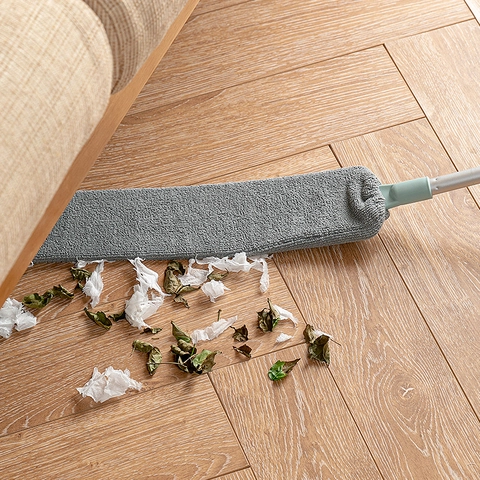 Spolverino Per Fessure Con Asta Estensibile In Acciaio Inossidabile Spazzola Pulizia Flessibile Microfibra Per Mobili Letto