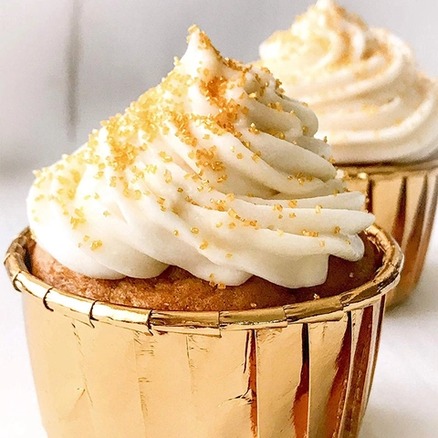 Gouden Aluminiumfolie Bakvormpjes Vetvrij Hittebestendig Muffin Cupcake Vormpjes Voor Bakken Bruiloft Verjaardagsfeest Artikelen