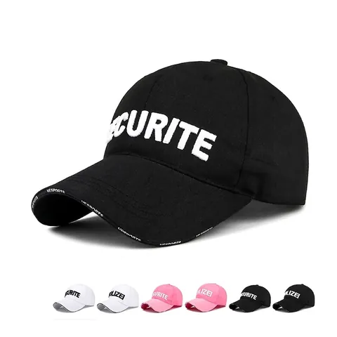 Baseball Cap Cotton Polyester Blend Adjustable Metal Buckle Sun Protection Casual Outdoor Raised Letter Embroidery Unisex