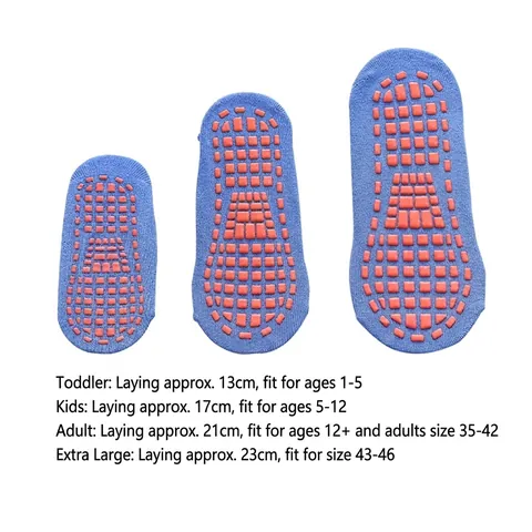 Non Slip Floor Socks Combed Cotton Breathable Grip Toddler Kids Adult Indoor Yoga Pilates Home Exercise Solid Color Socks