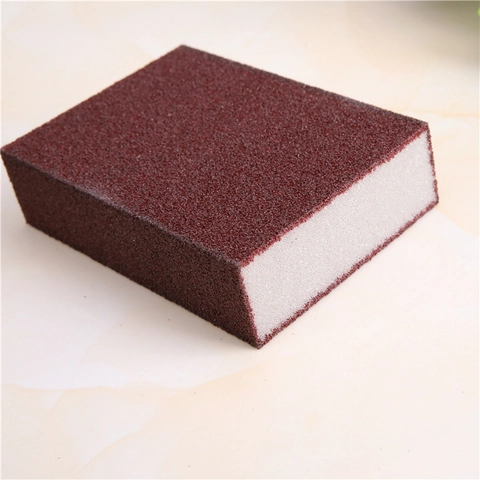 Carborundum Cleaning Sponge Emery Rust Remover Magic Eraser For Pot Bottom Kitchen Household Heavy Duty Brown