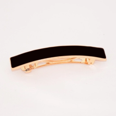 Franse Retro Geometrische Rechthoekige Legering Druppelolie Haarclip Elegante Metalen Veerhaarpeld Voor Vrouwen Vintage Haaraccessoire