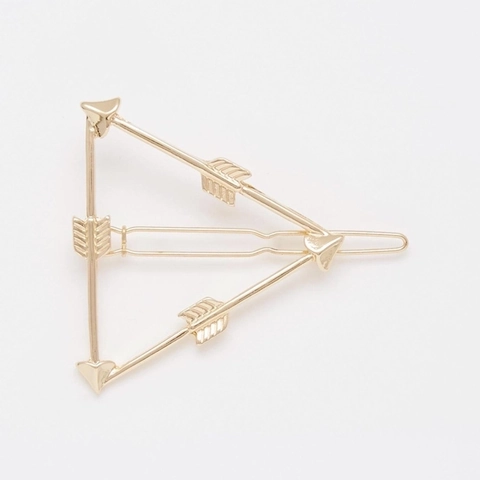 Geometrische Dreieck Haarklammer Zinklegierung Pfeil Design Seitenhaarspange Minimalistischer Haarschmuck Für Frauen