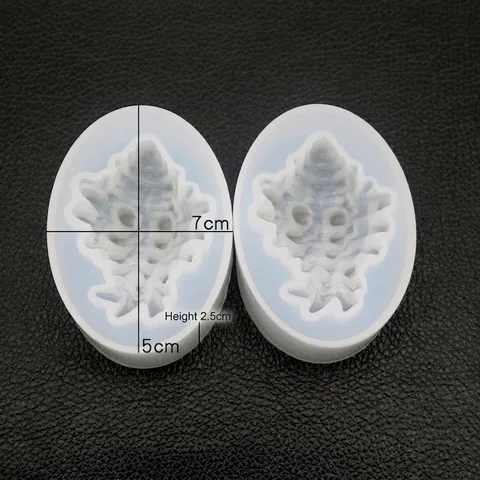 Stampo Silicone DIY Resina Artigianato Specchio Oceano Pietra Conchiglia Forma Gioielli Fatti Mano Pendente Strumento Creazione