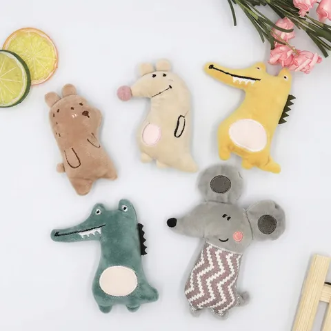 Cartoon Tier Plüsch Brosche Maus Krokodil Bär Bestickte Weiche Dekorative Pin Für Rucksack Schal Kleidung Süßes Accessoire