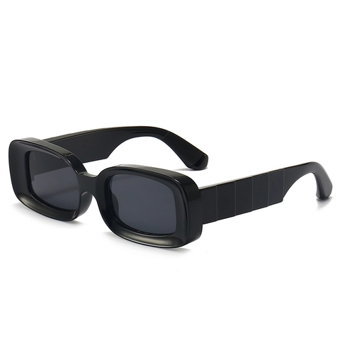 Lunettes De Soleil Carrées Rétro Monture Épaisse Colorée Transparente PC Mode Plage Extérieur Pour Femmes Hommes