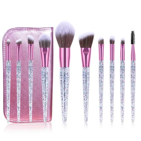 Professionele Make-up Borstels Synthetische Vezels Drijfzand Glitter Transparant Gradiënt Oog Gezicht Beauty Tools