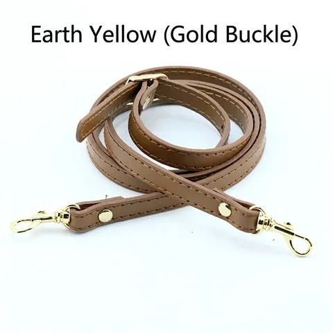 Adjustable Shoulder Bag Strap PU Leather Replacement Crossbody Belt Gold Swivel Lobster Clasp For Women DIY Handbags