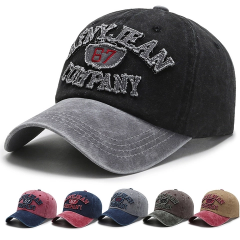 Cappellino Da Baseball In Cotone Lavato Retro Vintage Ricamato Cappello Da Sole Regolabile Per Uomo E Donna