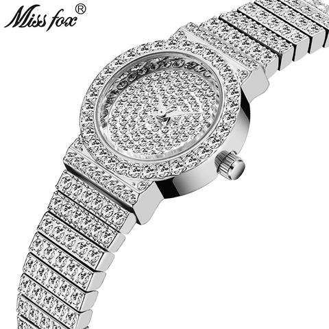 Orologio Al Quarzo Da Donna Di Lusso Con Cinturino In Lega Pieno Di Strass Elegante Gioiello Da Polso Movimento Giappone