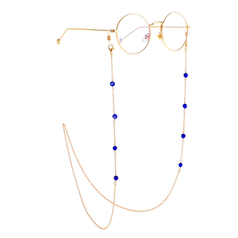 Evil Eye Glasses Chain Metal Beaded Sunglasses Holder Strap Anti Lost Eyewear Cord Handmade Retro Ethnic Accessories