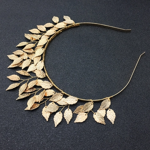 Damen Braut Blatt Stirnband Legierung Zweig Handgefertigt Künstliche Perle Strass Haarreif Hochzeit Accessoire