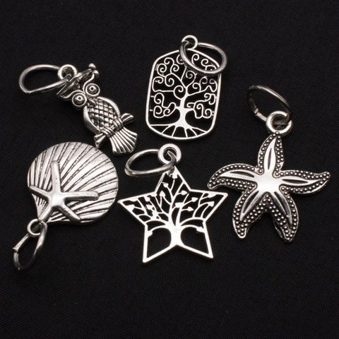 Vintage Legering Bedeltjes Hangers Uil Zeester Schelp Levensboom Voor DIY Sieraden Maken Kettingen Armbanden Retro Stijl