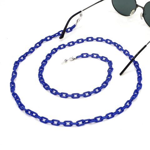 Acrylic Glasses Chain Anti-Slip Sunglasses Strap Colorful Link Cord Eyewear Holder Neck Lanyard Lightweight Fashion