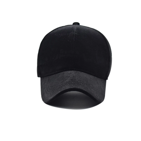 Fluwelen Honkbalpet Effen Kleur Verstelbaar Warm Wintermuts Voor Heren Dames Casual Outdoor