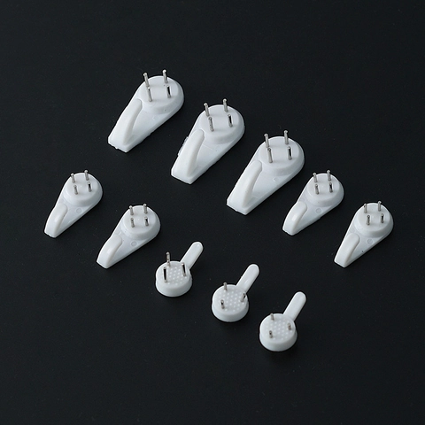 Clavos De Pared Sin Rastro Ganchos Adhesivos Sin Taladro Para Marcos De Fotos Espejo Reloj Plástico Acero Inoxidable