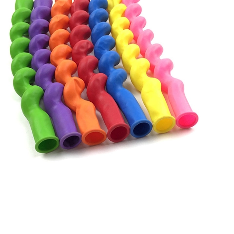 Latex Spiral Balloons Mixed Colorful Long Strip Wave Twist Magic Balloon For Party Bar Decor Celebration Multi Color