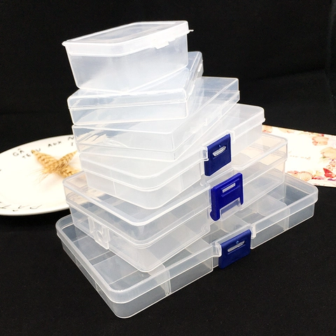 Mini Custodia Per Gioielli In Plastica Trasparente Organizzatore Per Perline Multi Scomparto Organizzatore In PP