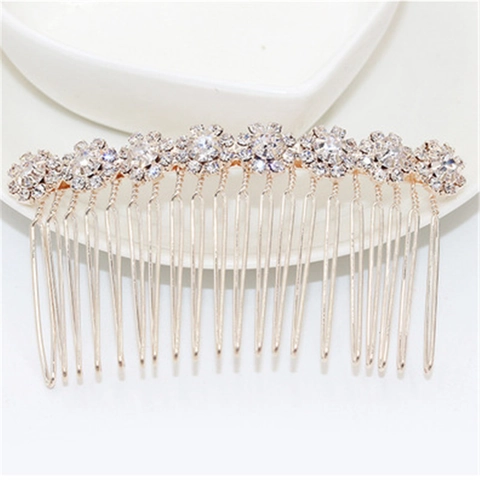 Legierung Strass Braut Haarkamm Sonnenblume Blumen Haarspange Für Hochzeit Party Bankett Elegante Damen Romantischer Haarschmuck