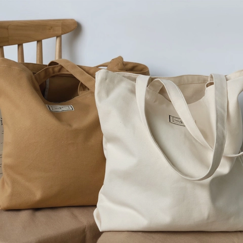 Vintage Dicke Leinwand Tote Bag Große Kapazität Minimalistische Schulterhandtasche Für Frauen Täglich Pendeln Japanischer Stil