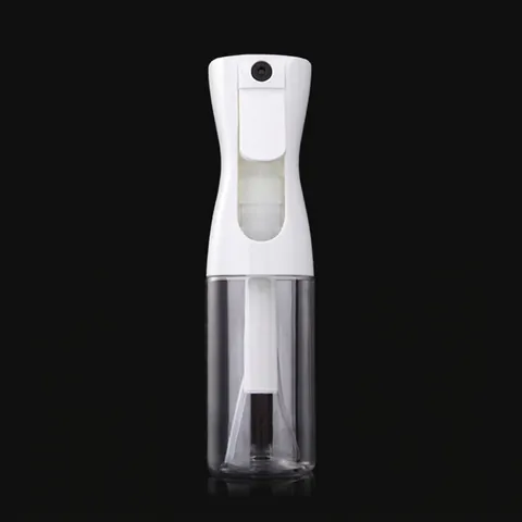 Continuous Spray Bottle Plastic High Pressure Fine Mist For Hair Styling Gardening Cleaning Refillable Empty Container