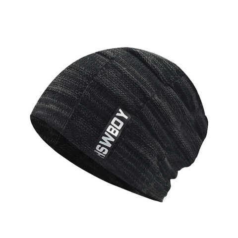 Winter Knit Beanie Hat Fleece Lined Warm Thick Chenille Slouchy Skull Cap For Men Women Outdoor Daily