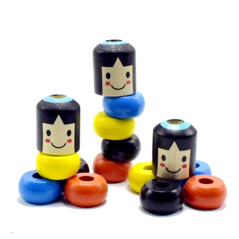 Giocattolo Magico Daruma Immortale Tradizionale In Legno Piccolo Uomo Di Legno Blocchi Impilabili Per Bambini Regalo Novità
