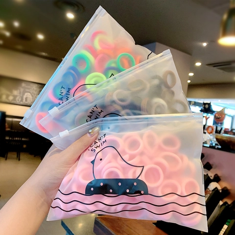 High Elasticity Hair Ties Scrunchies Colorful Soft Seamless Elastic Hairbands Pony Tail Holders Minimalist Headwear For Women Girls