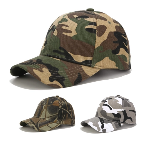 Camouflage Baseball Kappe Verstellbar Baumwolle Atmungsaktiv Outdoor Sonnenschutz Taktischer Hut Für Damen Herren