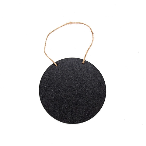 Mini Chalkboard Hanging Tags Wooden Message Boards With Hemp Rope For Wedding Party Home Decor Signage