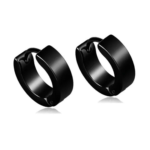 Minimalistische Polierte Creolen Aus Edelstahl Für Damen Herren Punk Stil Unisex Huggie Ohrringe Piercing Schmuck