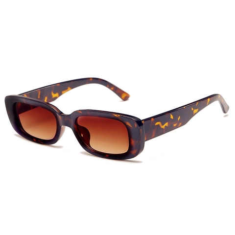 Rectangular Sunglasses Vintage Small Frame PC UV400 Protection Streetwear Fashion Eyewear For Men Women