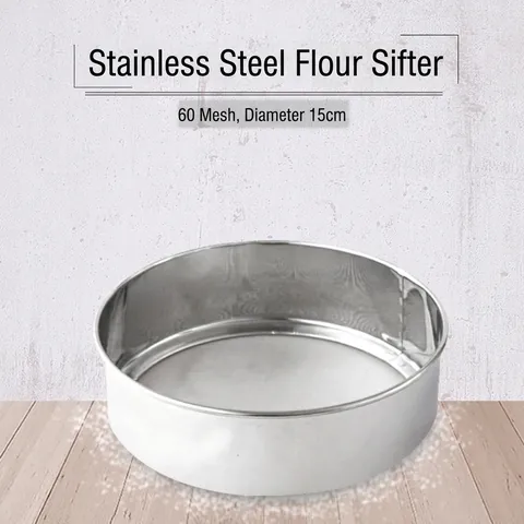 Rasoccio Per Farina In Acciaio Inox 304 A Maglia Fine Rotondo Professionale Strumento Da Forno Per Cucina