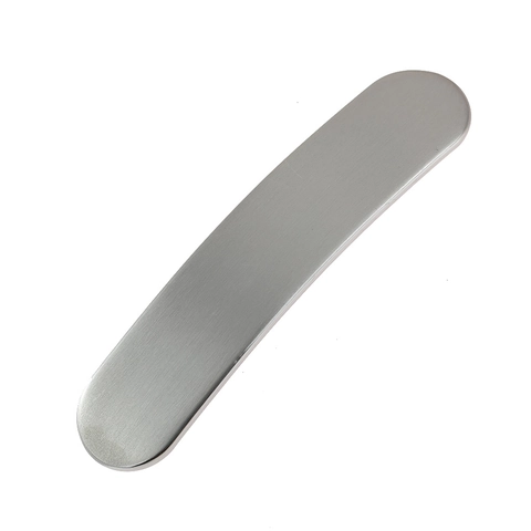 Minimalist Alloy Hair Clip Oval Brushed Matte Texture Spring Barrette For Women Gold Silver Rose Gold Hair Accessories