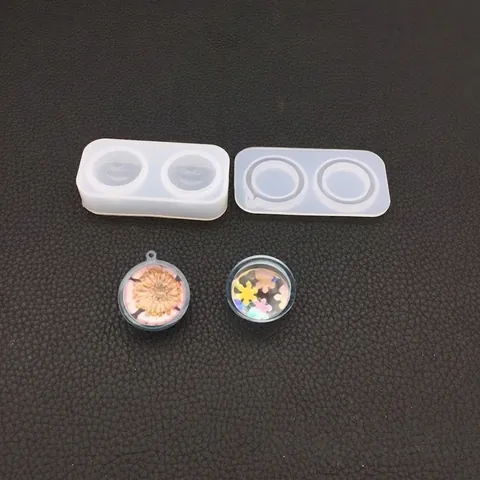 DIY Universe Ball Silicone Resin Mold Sphere Pendant Jewelry Making Tool High Mirror Surface Transparent Crafting Accessory