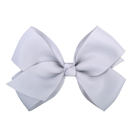 Girls Kids Grosgrain Ribbon Bow Hair Clips Large Solid Color Boutique Hairpins For Toddlers Teens Daily Hair Accessories