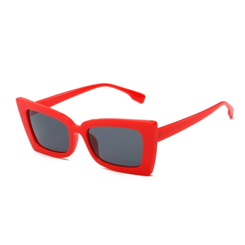 Vintage Rechteckige Cat Eye Sonnenbrille UV400 Schutz PC Dicker Rahmen Trendy Retro Outdoor Sport Brillen Für Damen Herren