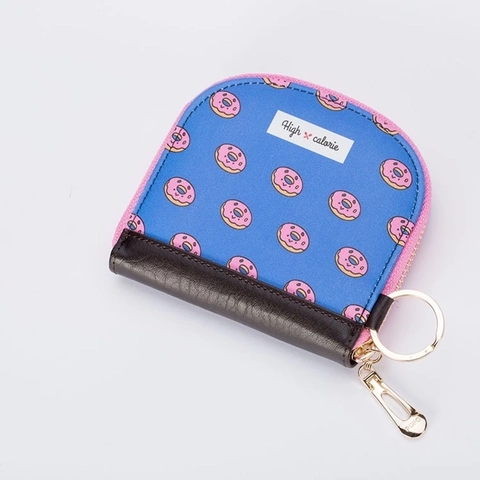Mini Portamonete In Pelle PU Motivo Cibo Cartoon Forma Di Conchiglia Portafoglio Con Cerniera E Portachiavi