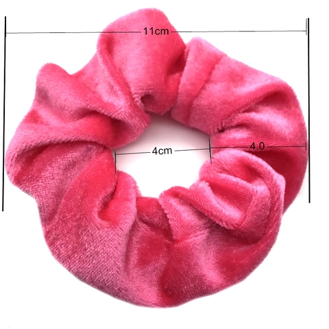 Velvet Scrunchies Elastic Soft Hair Ties Retro Solid Color Ponytail Holders Hair Accessories Women Girls