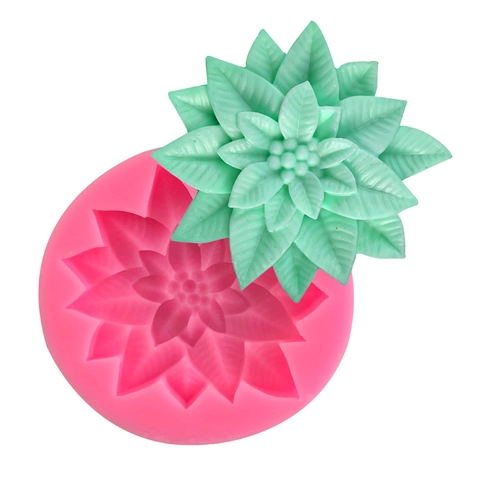 Silikonform In Form Von Stechpalmenblättern Und Beeren Für Weihnachten Fondant Schokolade Tortendeko Backwerkzeug DIY Sugarcraft