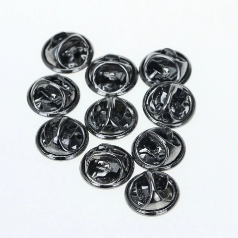 Butterfly Clutch Pin Backs Metal Rubber Pin Backings Replacement For Badge Brooch Tie Tacks Jewelry Making Accessories