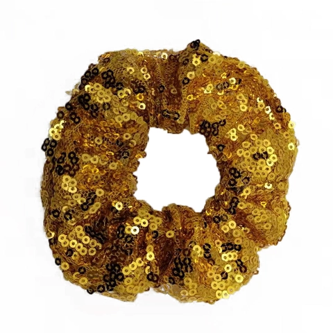 Scrunchies De Lentejuelas Coleteros Brillantes Elásticos Accesorios Para El Cabello De Fiesta Para Mujeres Niñas