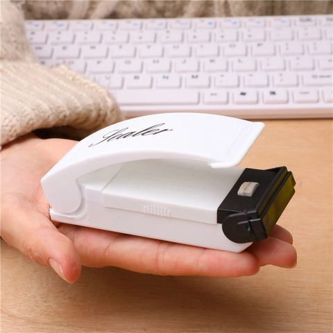 Mini Bag Sealer Portable Handheld Heat Sealer Machine For Plastic Snack Bags Storage Kitchen Food Saver